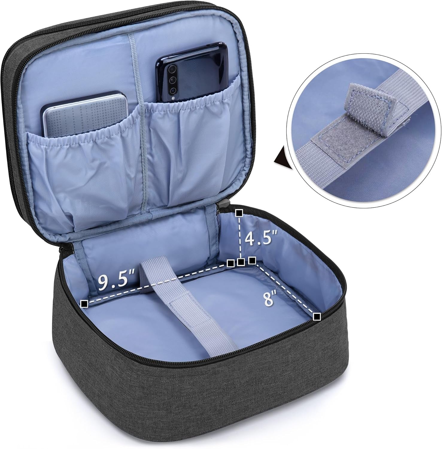 Carrying Bag for DR.J Mini Projector, Portable Case for Mini Projector and Accessories (Fits Most Major Mini Projectors), Black